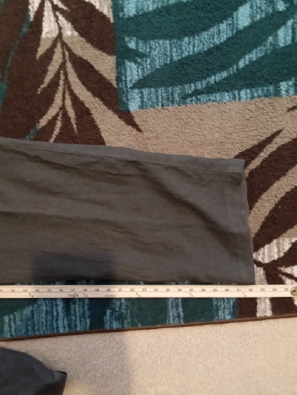 P.A.R.O.S.H Italian Linen Casual Chick Olive Green Resortwear Coastal Pants XL - Picture 9 of 12